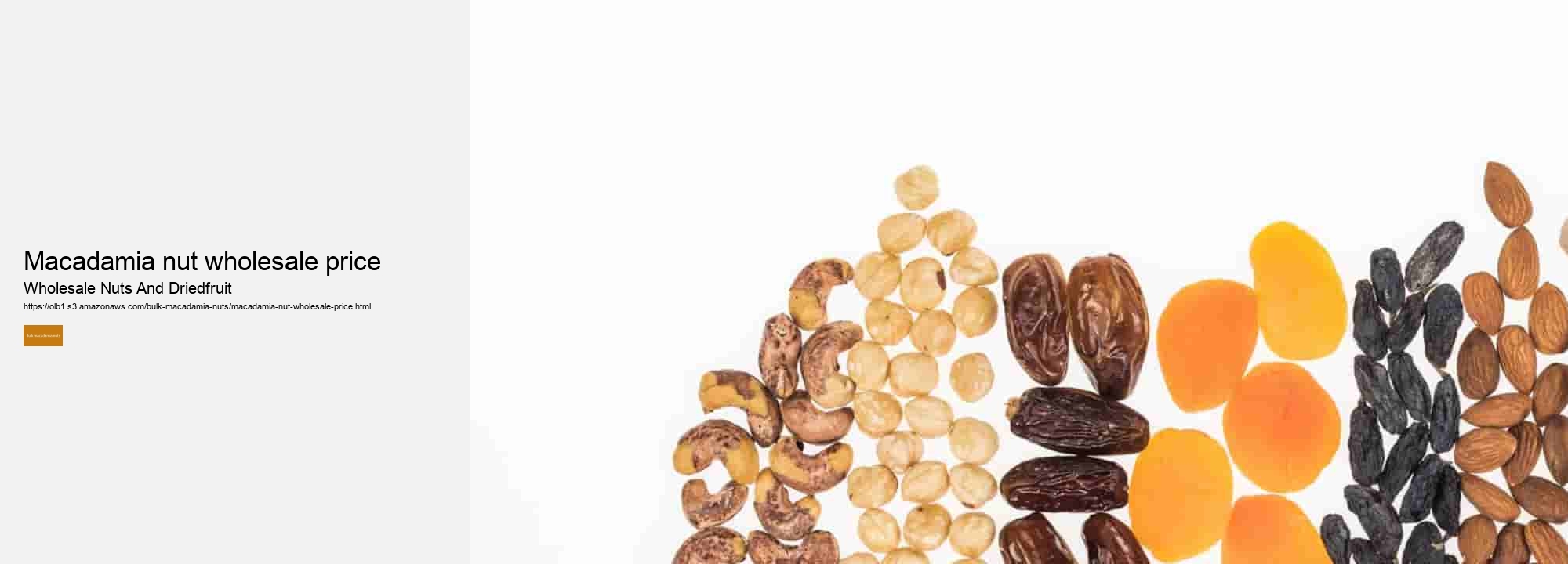 macadamia nut wholesale price