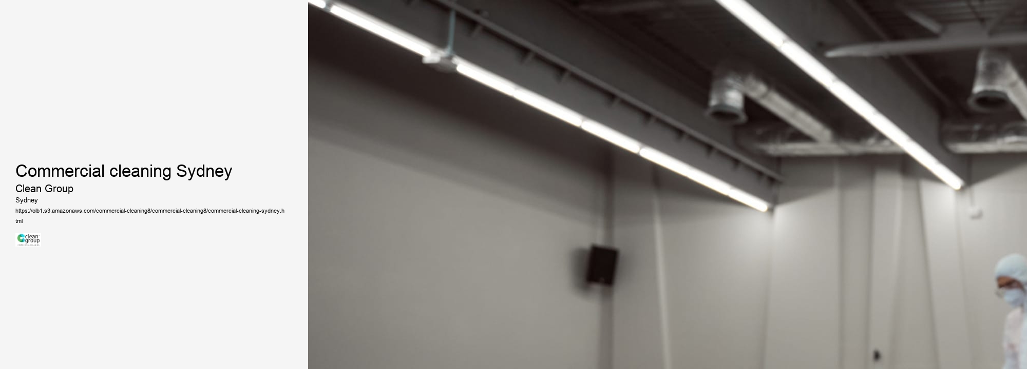 commercial cleaning Sydney