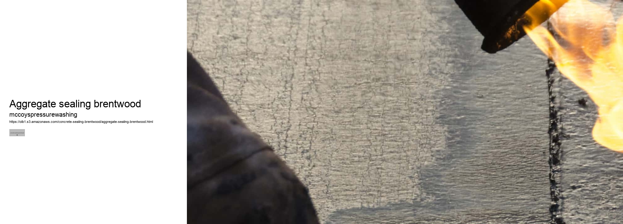 aggregate sealing brentwood