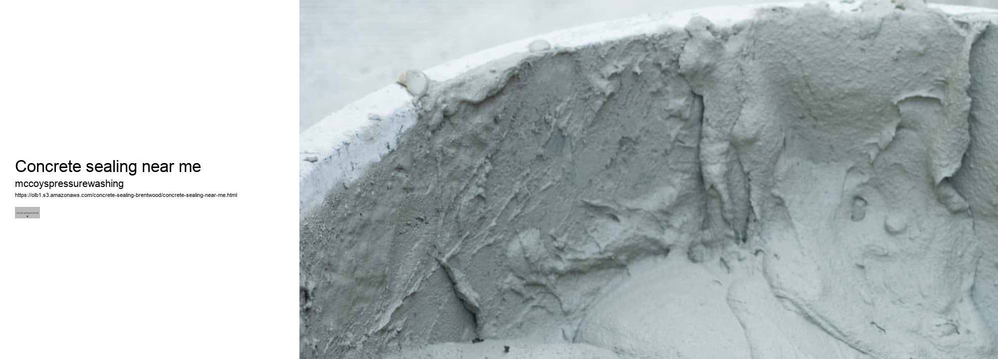 concrete sealing near me