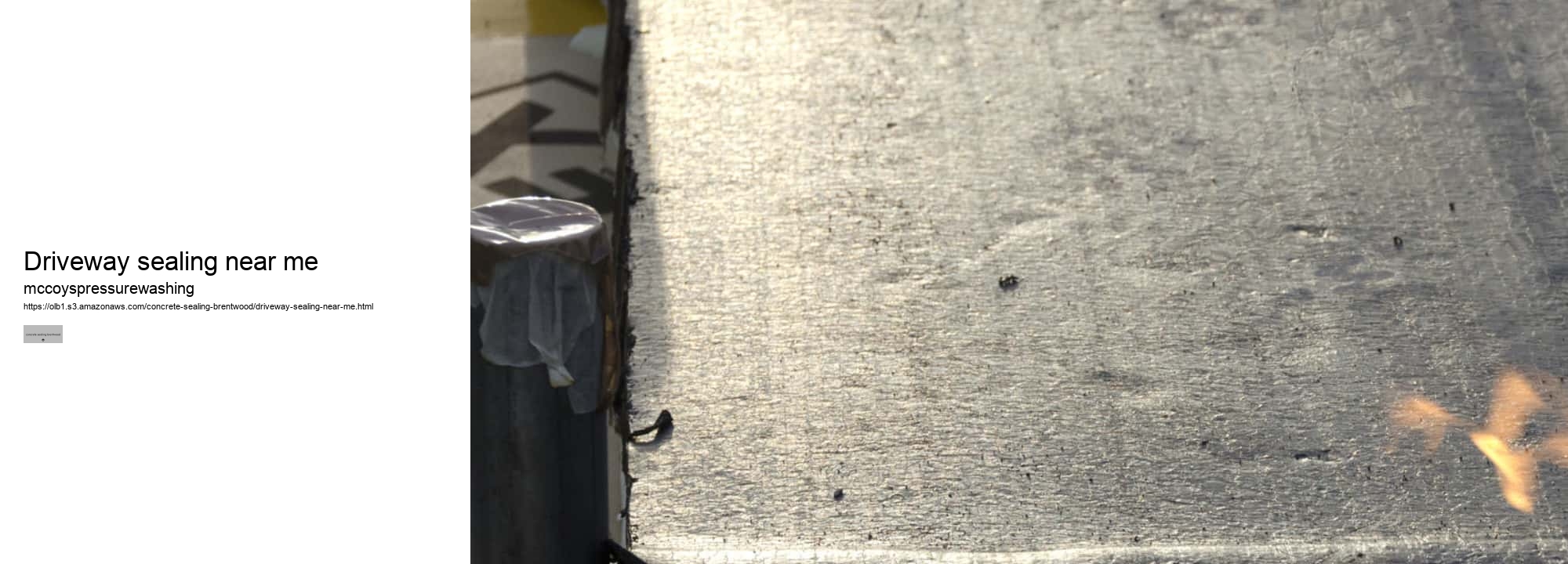 driveway sealing near me