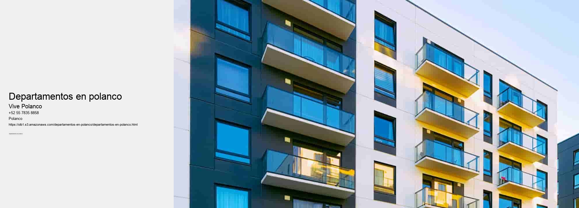 departamentos en polanco