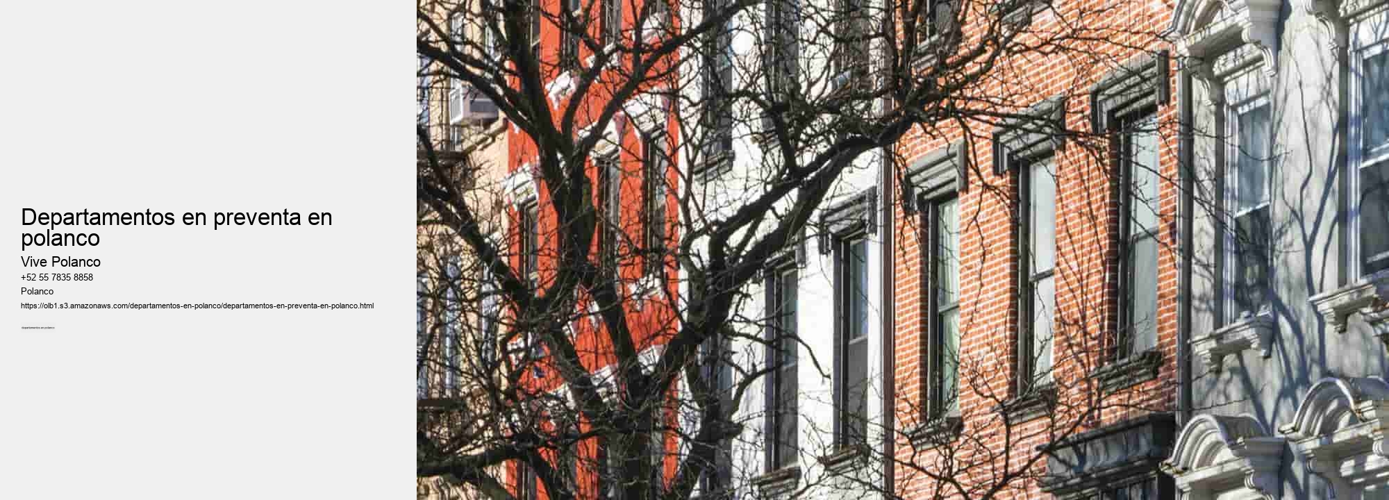 departamentos en preventa en polanco