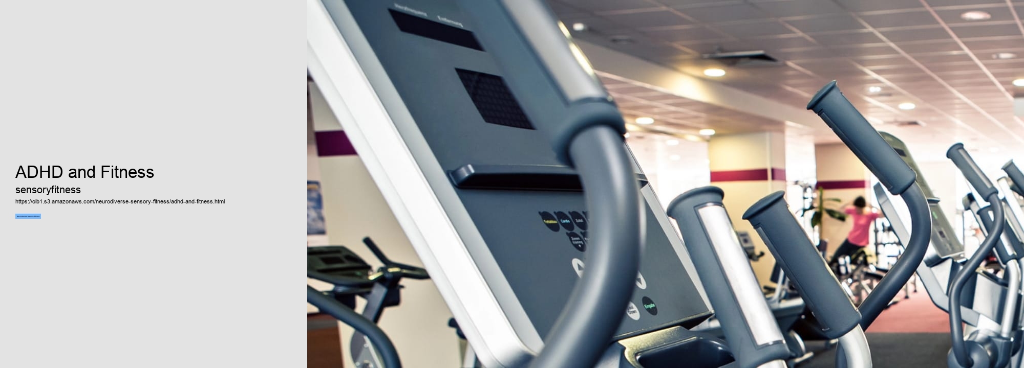 ADHD and Fitness