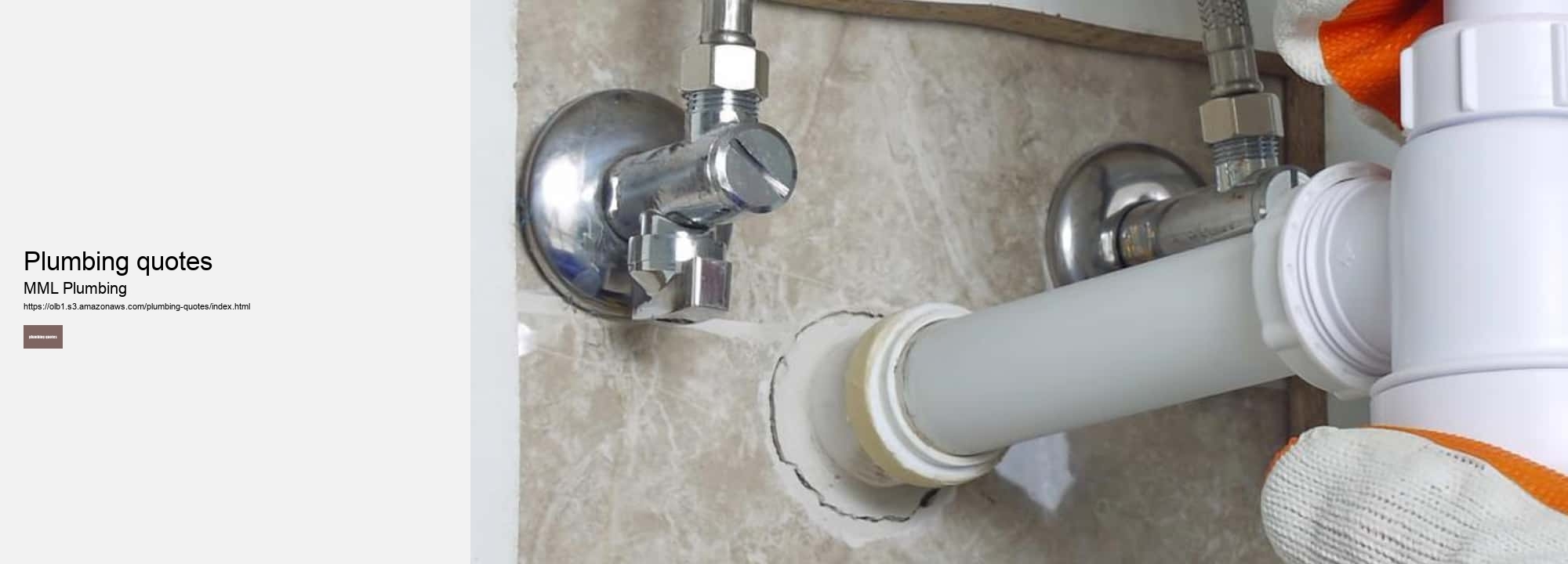 plumbing quotes