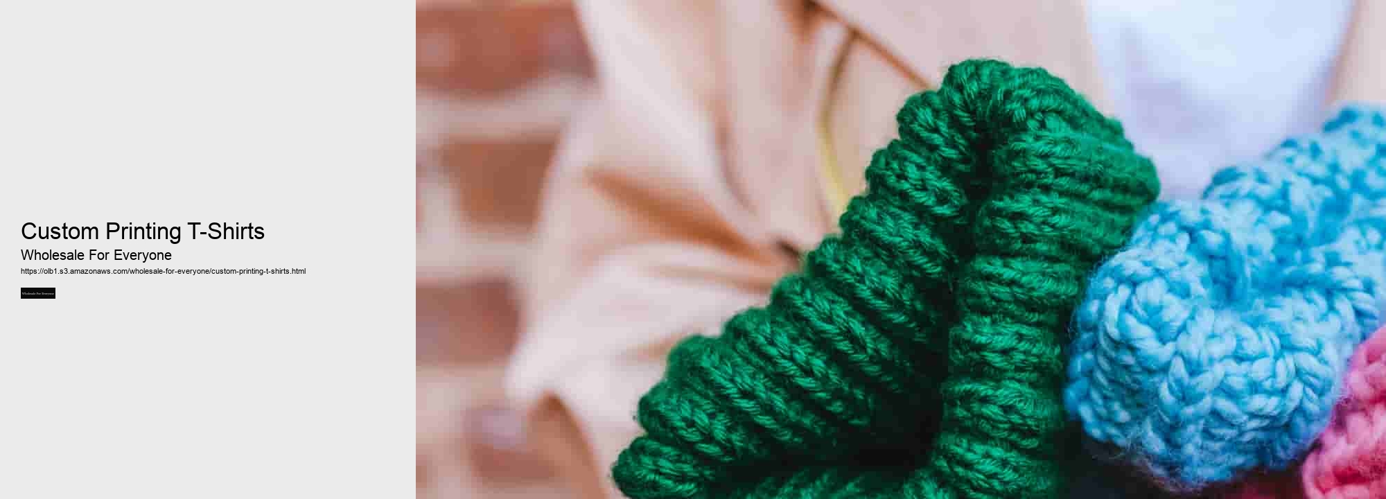 Custom Printing T-Shirts